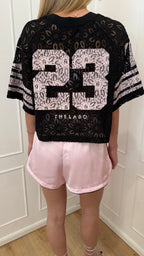 T-SHIRT manica corta in pizzo The labo