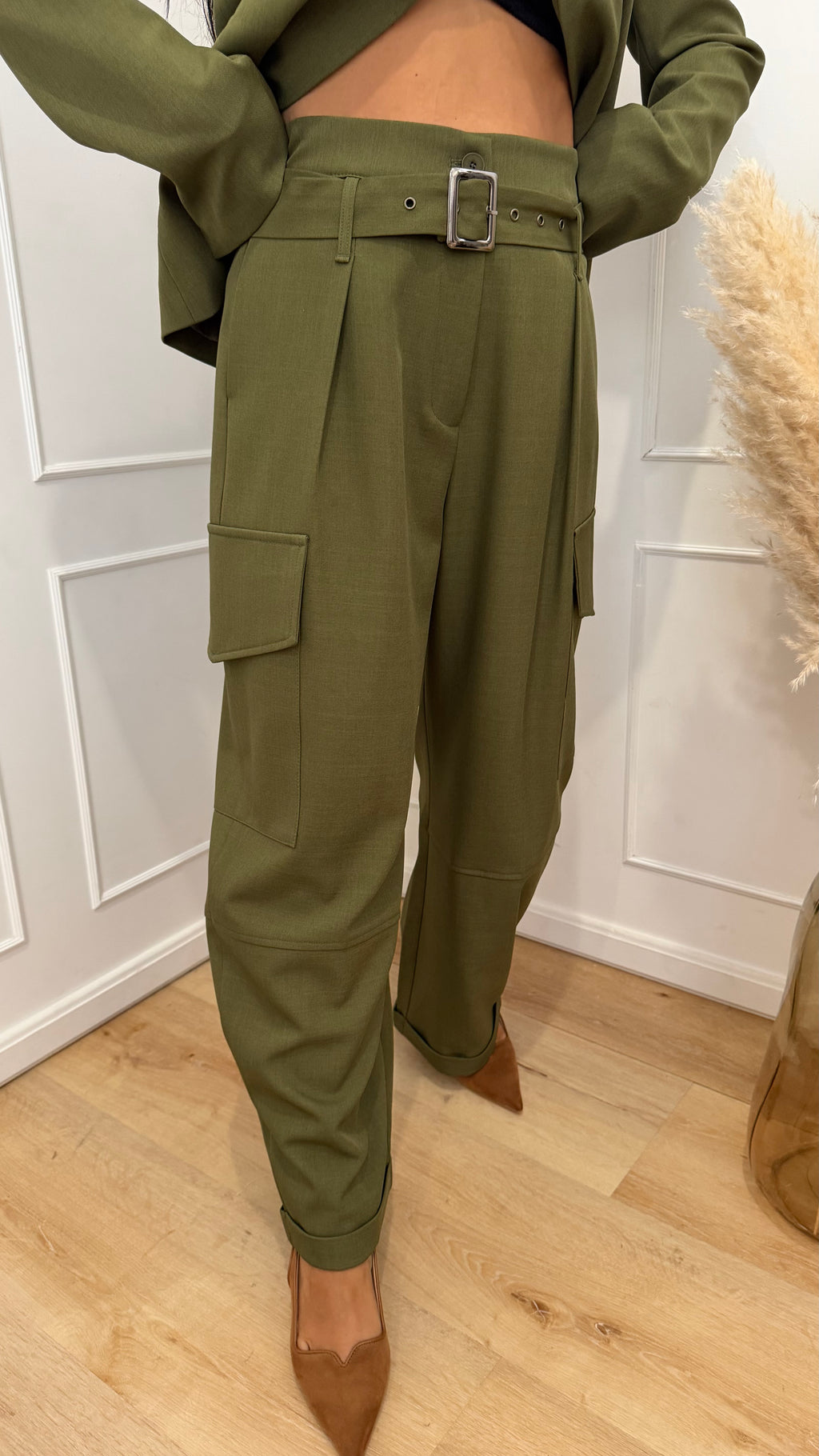 PANTALONE BALLOON  TASCONI MILITARE HAVEONE