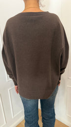 Maglia girocollo cacao Haveone