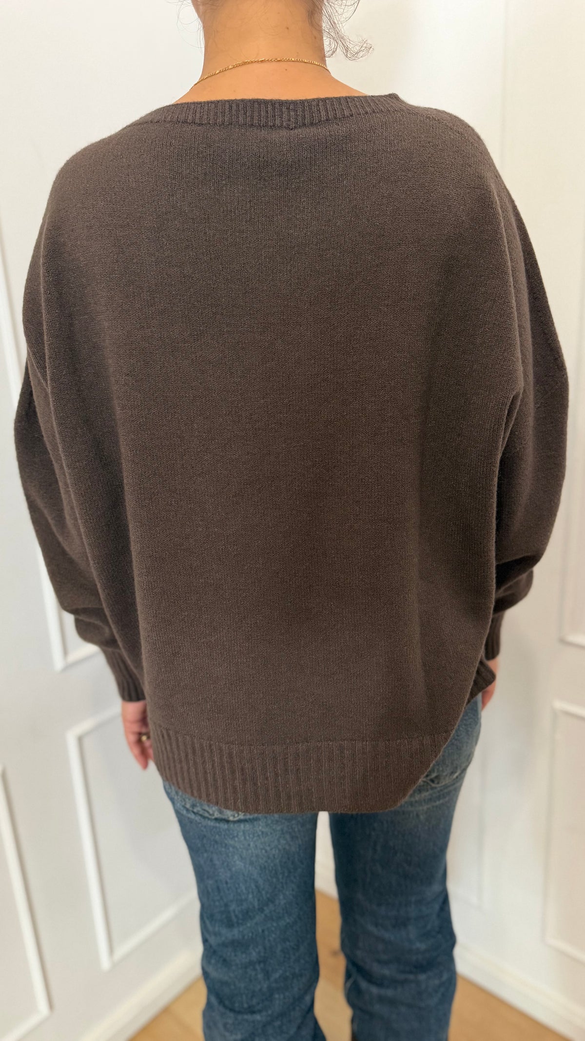 Maglia girocollo cacao Haveone