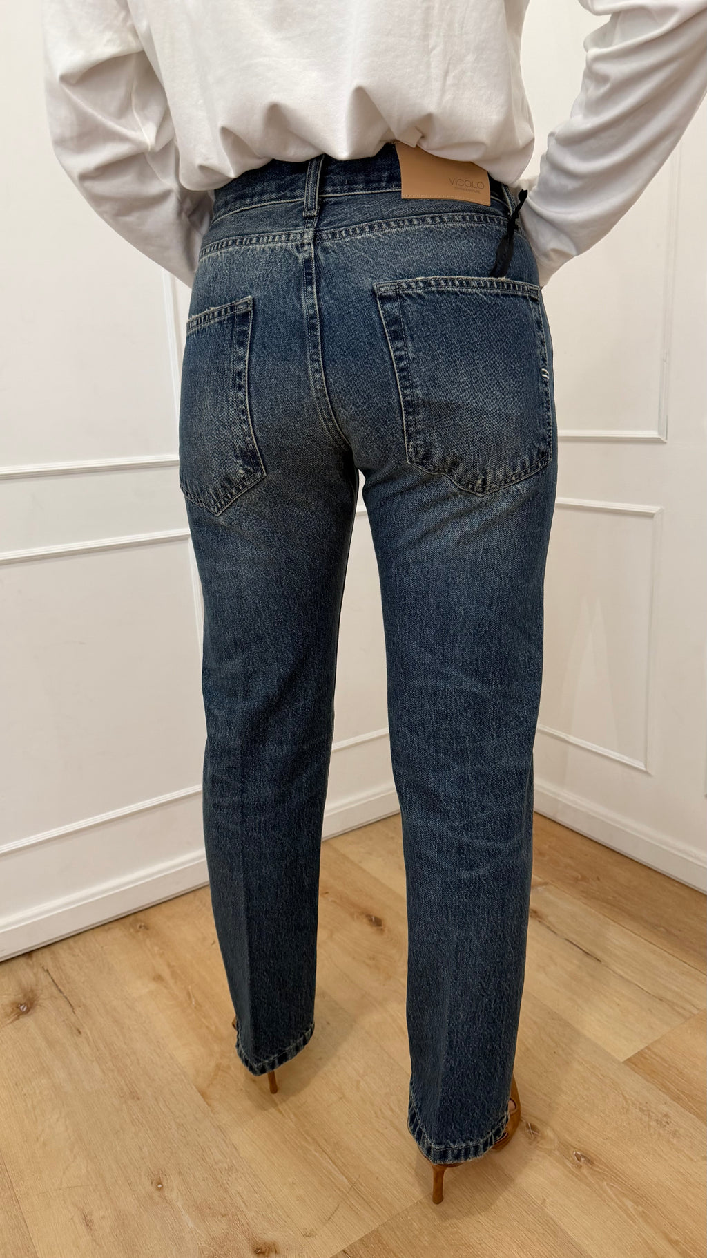 Jeans zeke denim blu vicolo