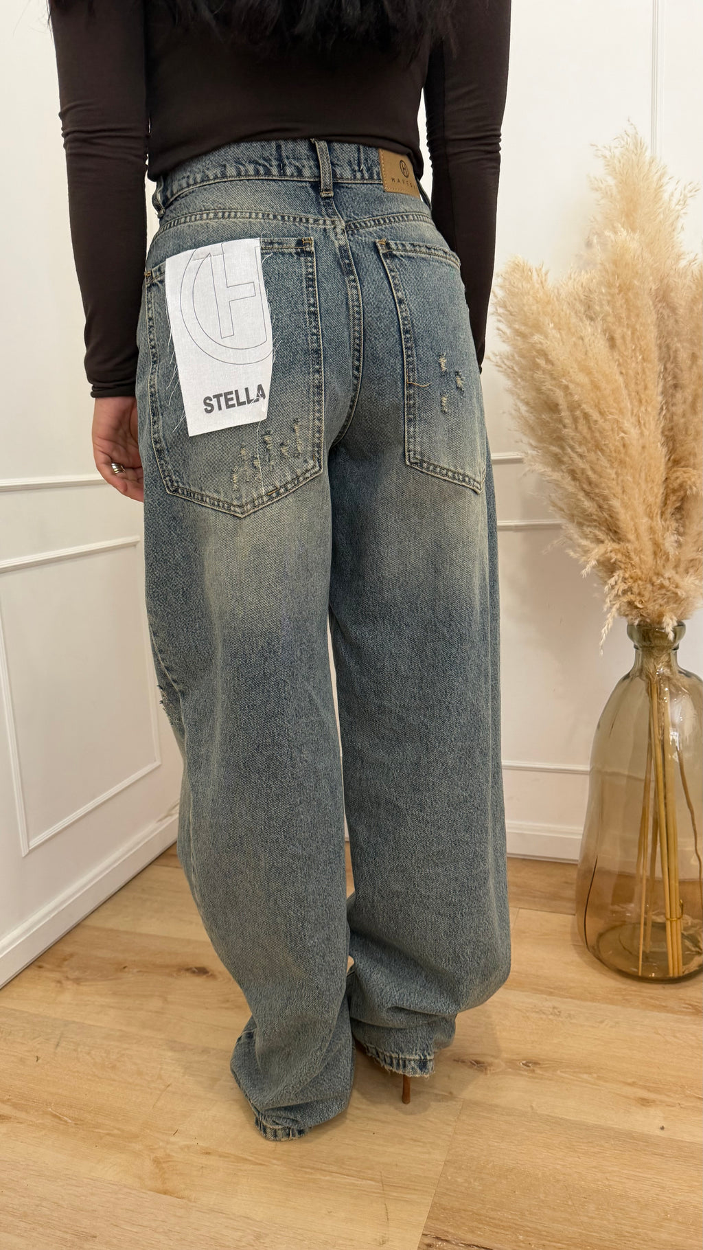 JEANS STELLA CON ROTTURE LAVAGGIO SABBIATO HAVEONE