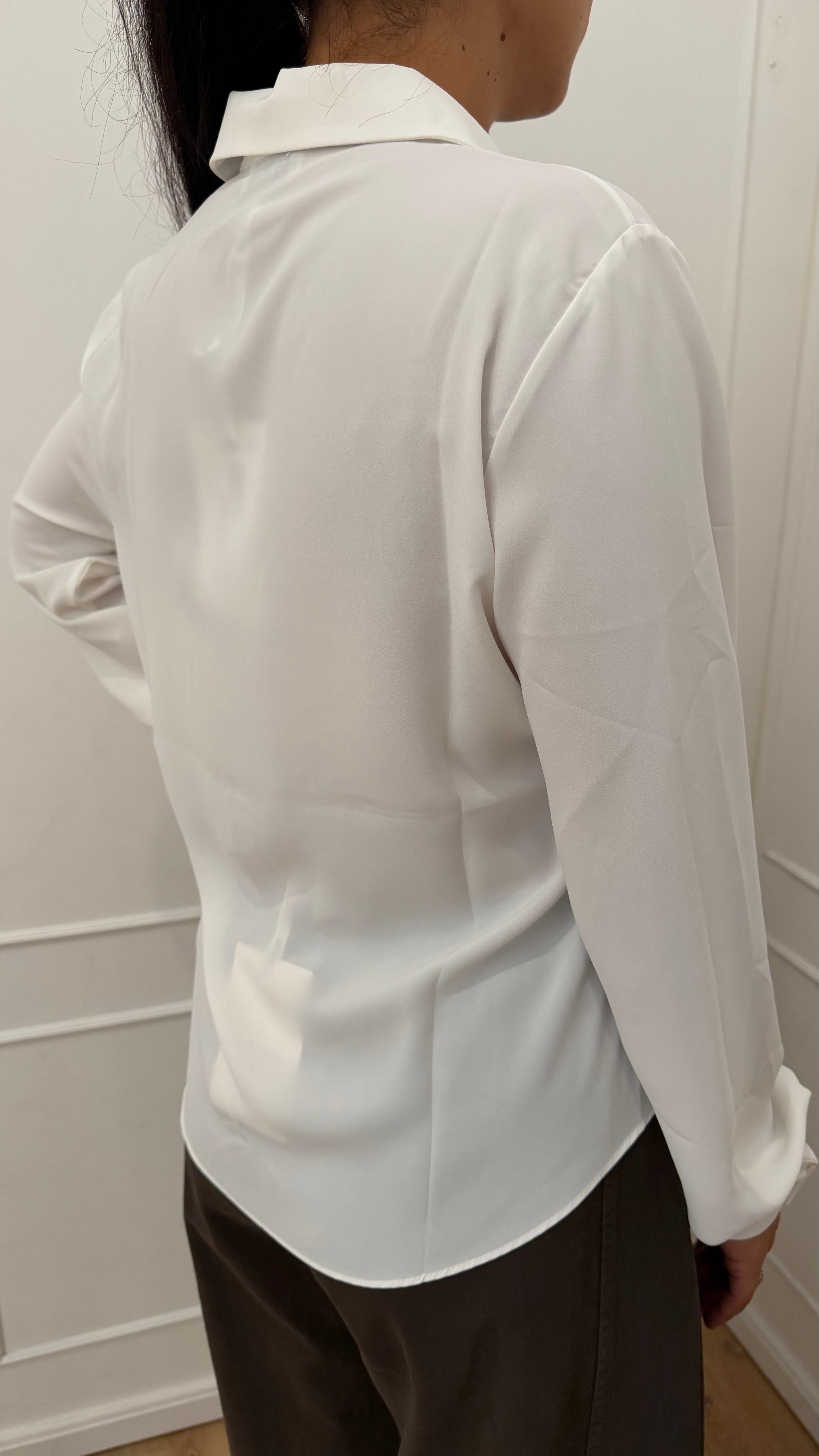 Camicia serafino bianca susymix