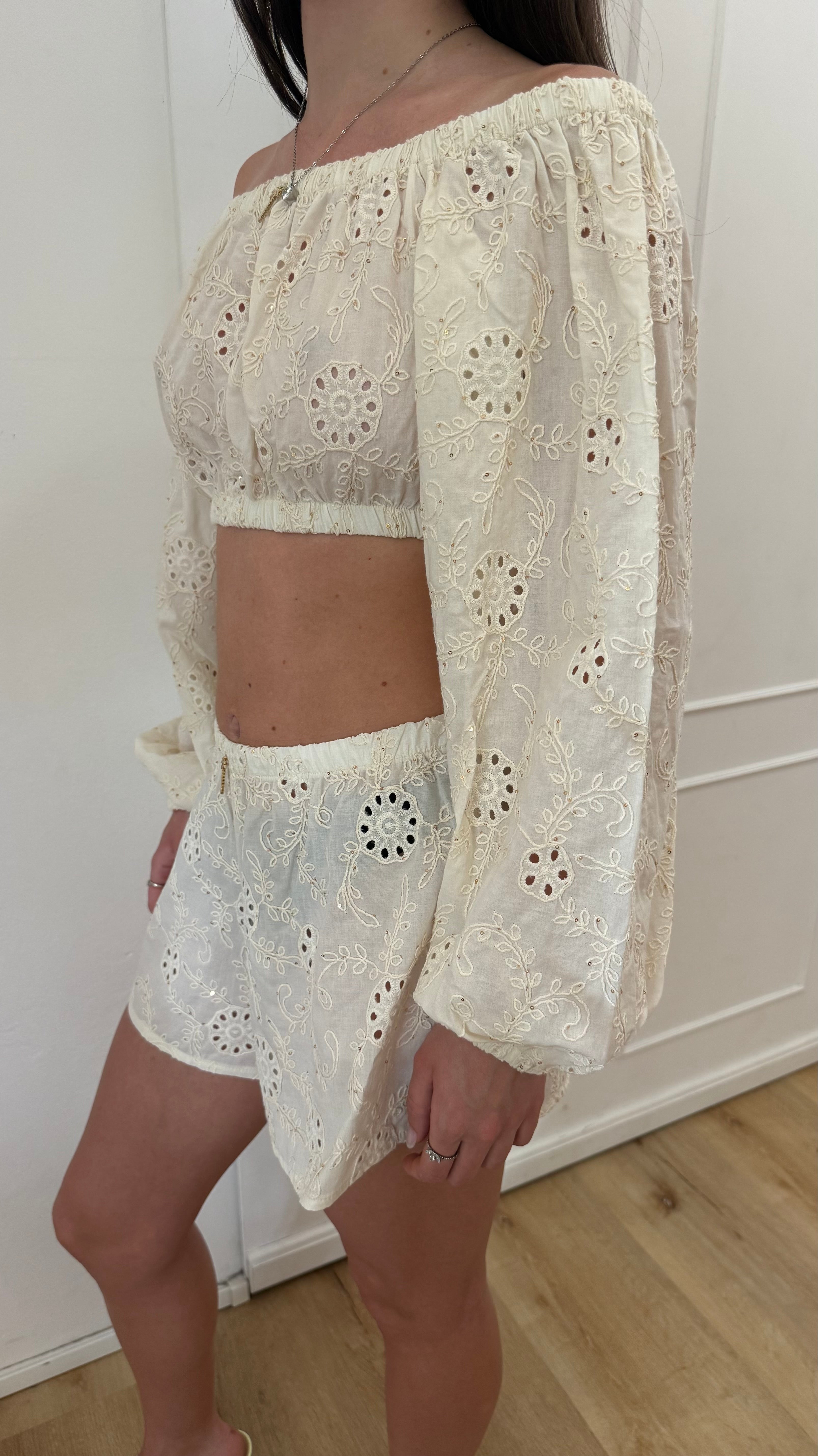 Short in pizzo San Gallo Cotazur