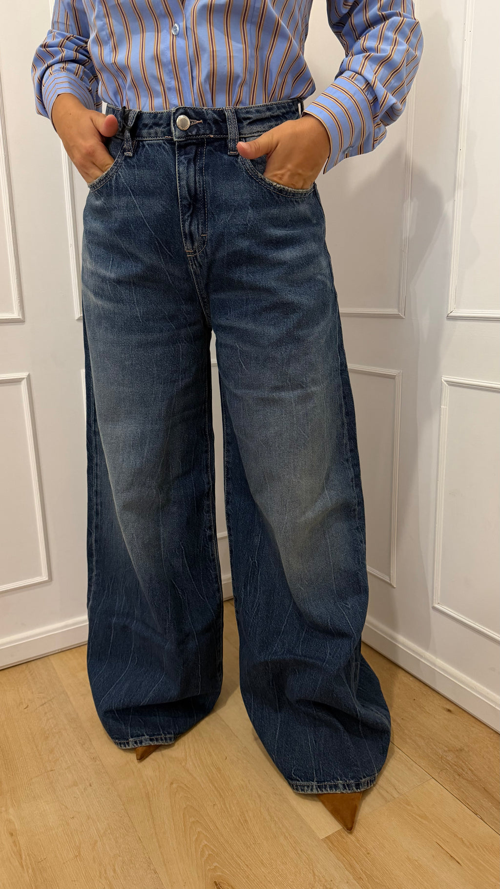 Jeans Kendall blu denim vintage Icon Denim