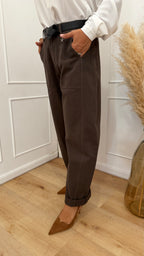Pantalone ovetto stellina moro susymix