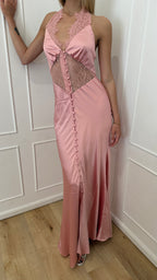 Abito rosa saten true decadence