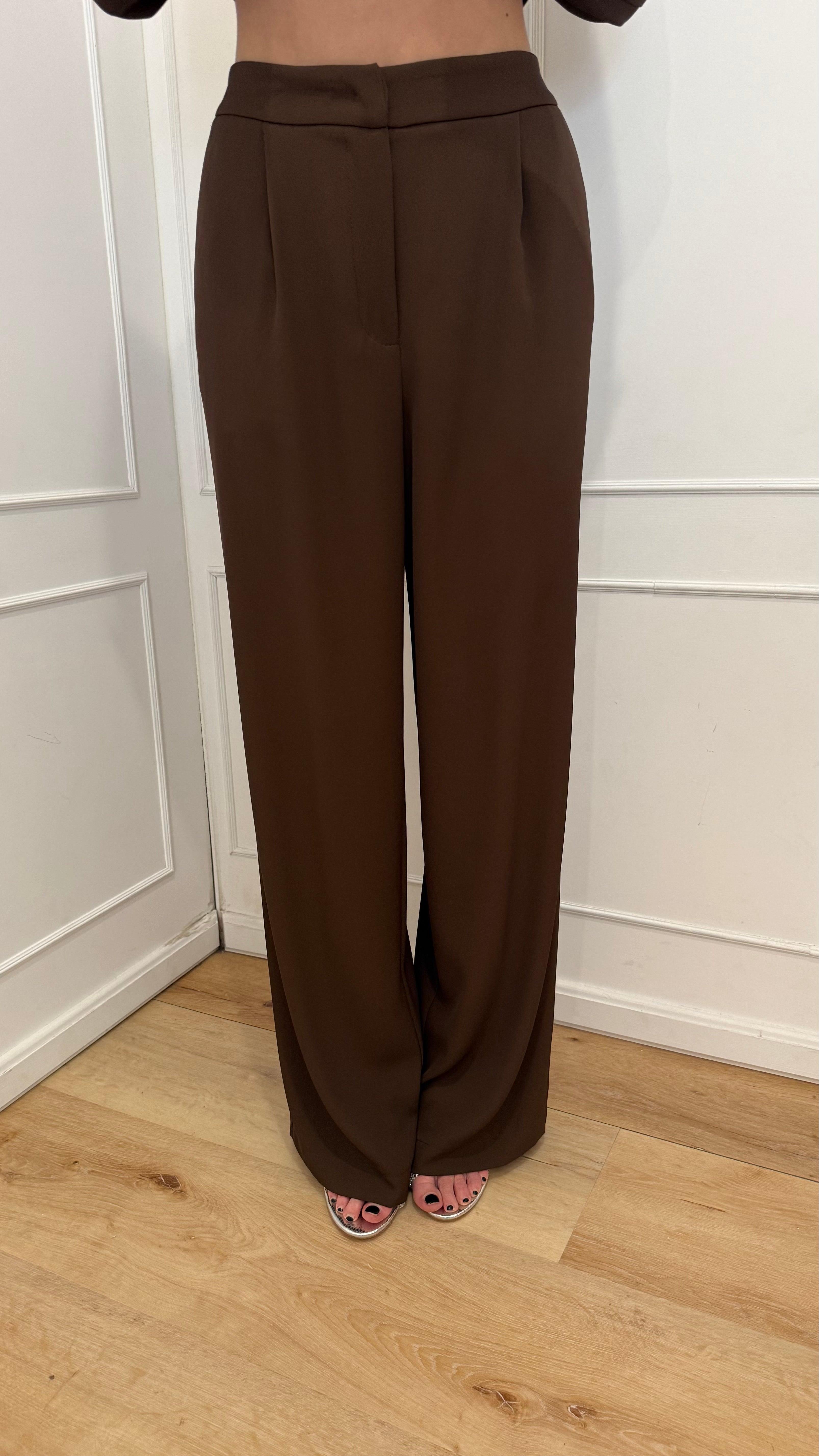 Tailleur con cintura moro kontatto