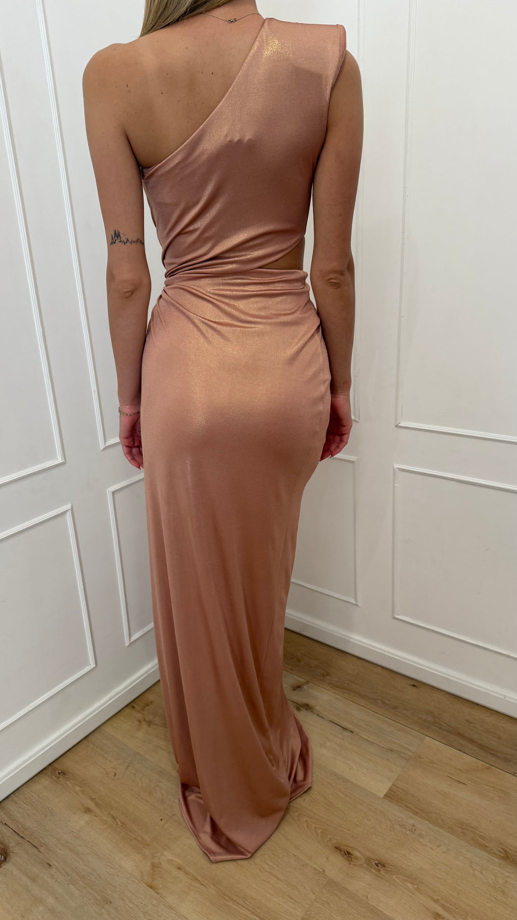 Abito astral rose gold alma sanchez