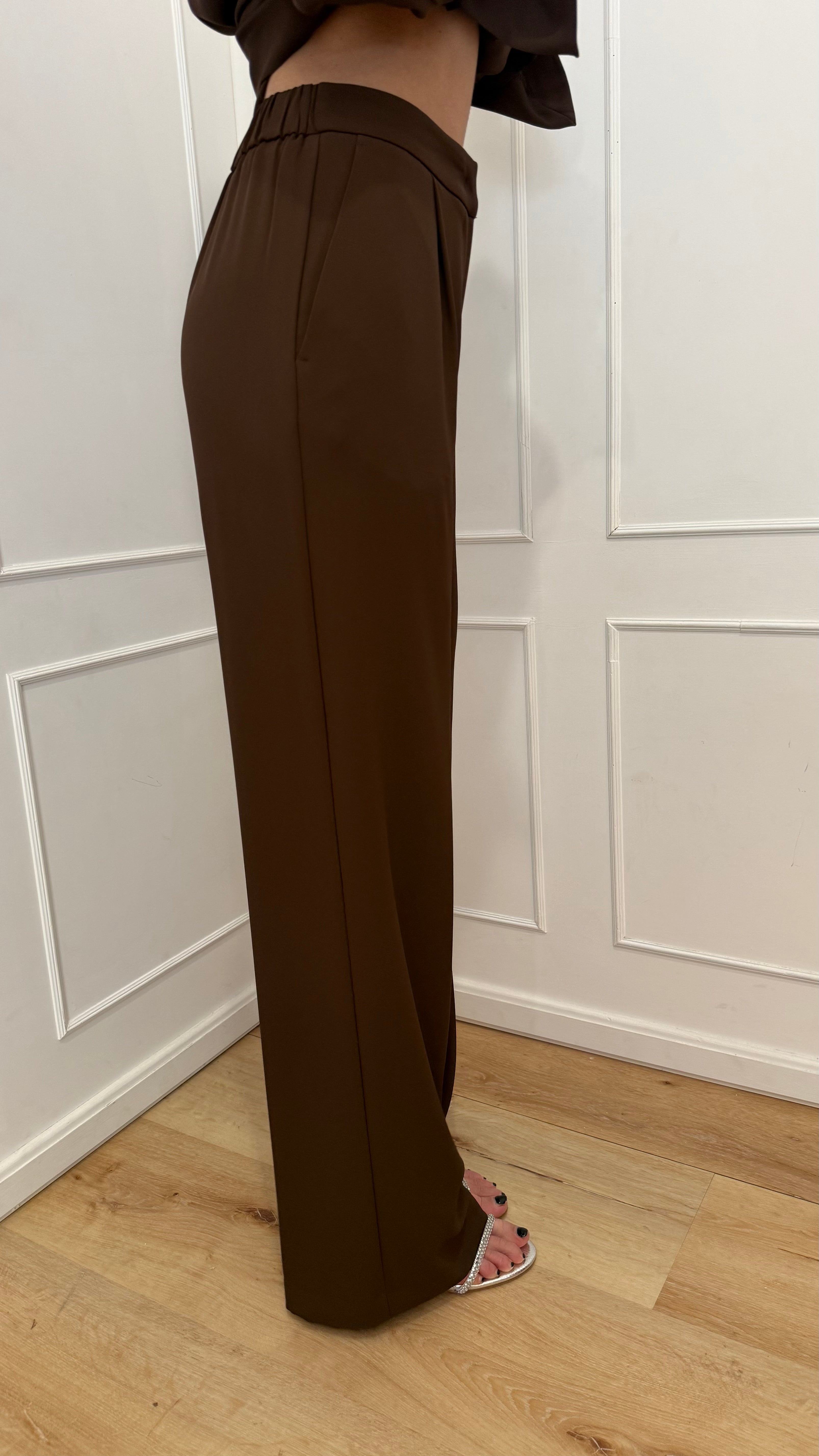 Tailleur con cintura moro kontatto