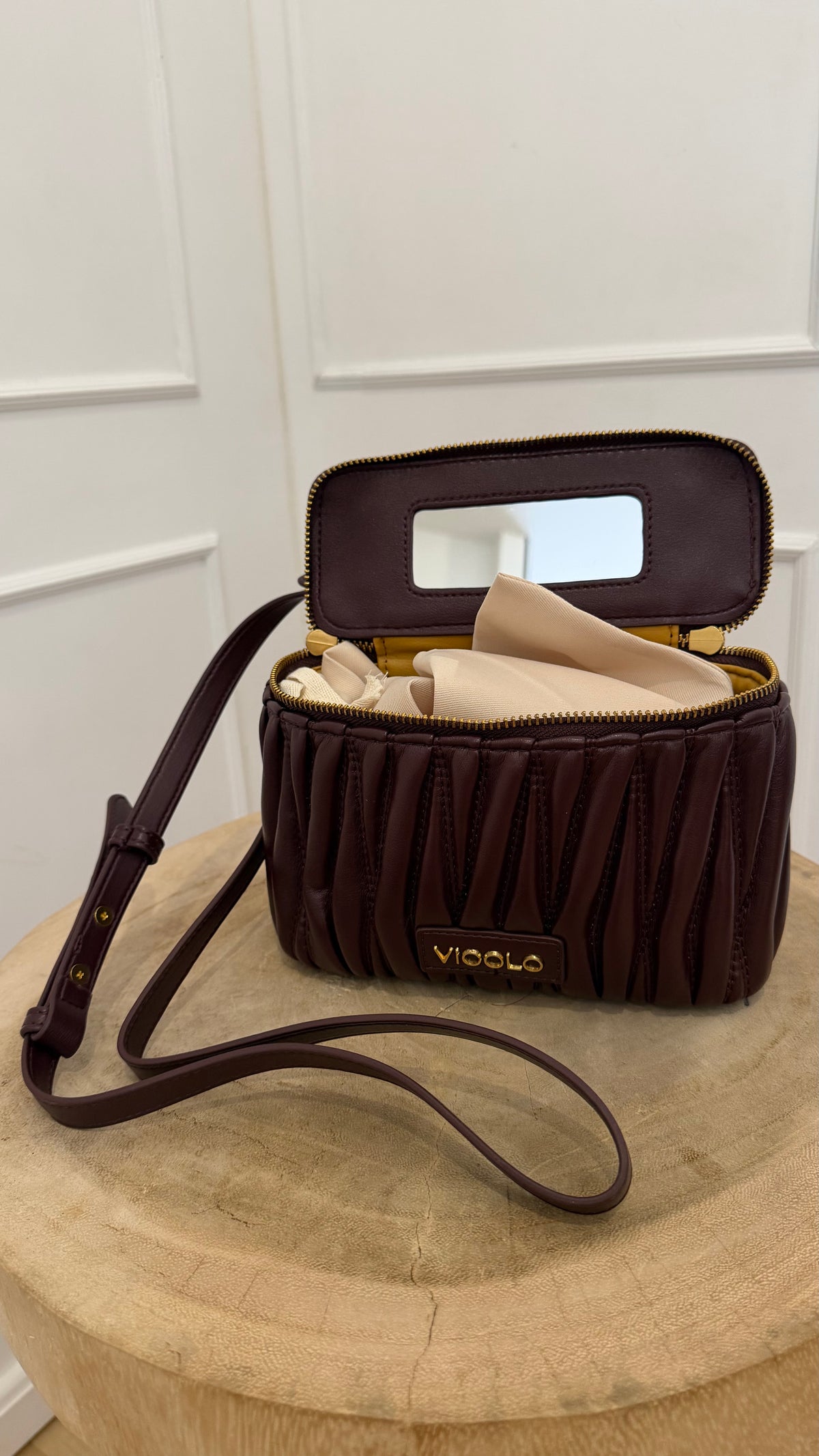 CHARLOTTE BAG BORDEAUX VICOLO