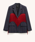 Blazer frange rosse heart