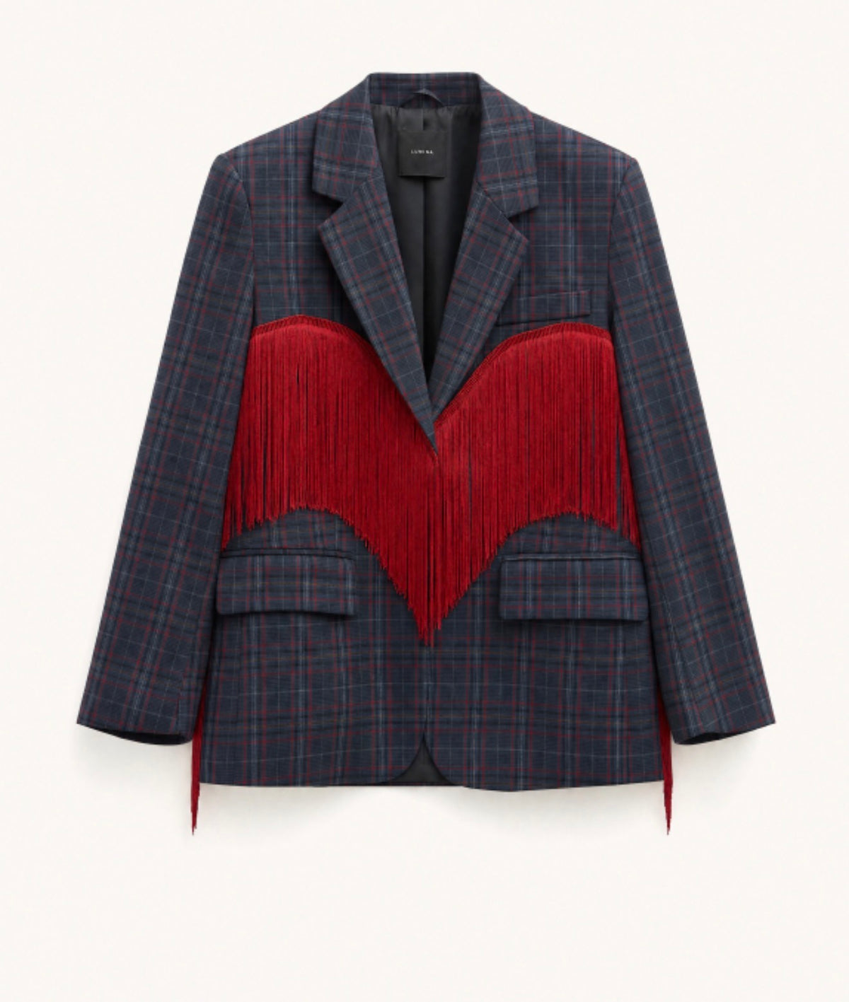 Blazer frange rosse heart