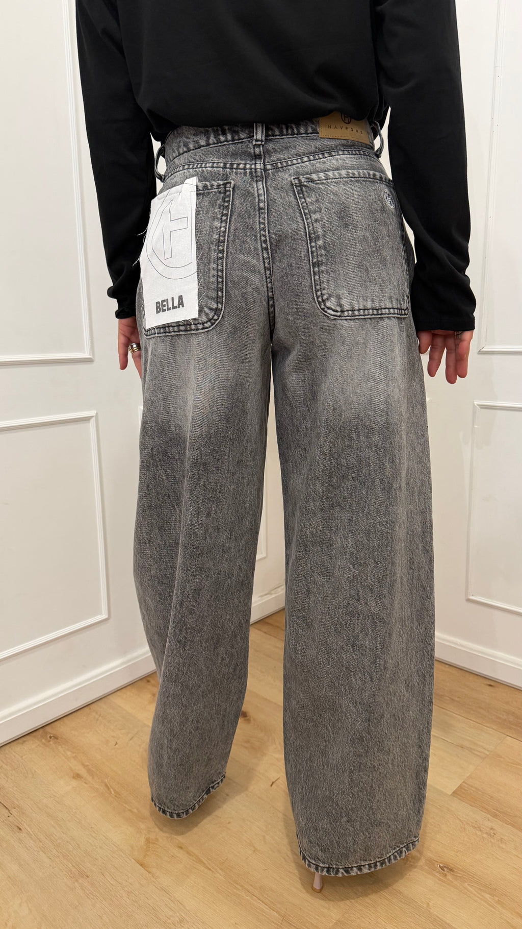 Jeans bella grigio sabbiato Haveone