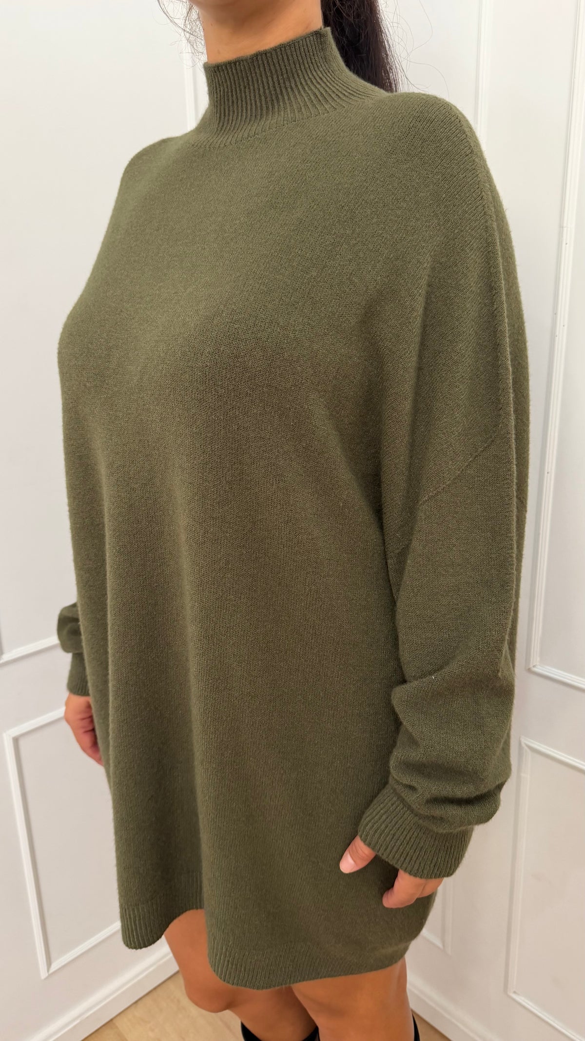 Abito maxi maglia militare Haveone
