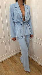 Tailleur azzurro Susy mix