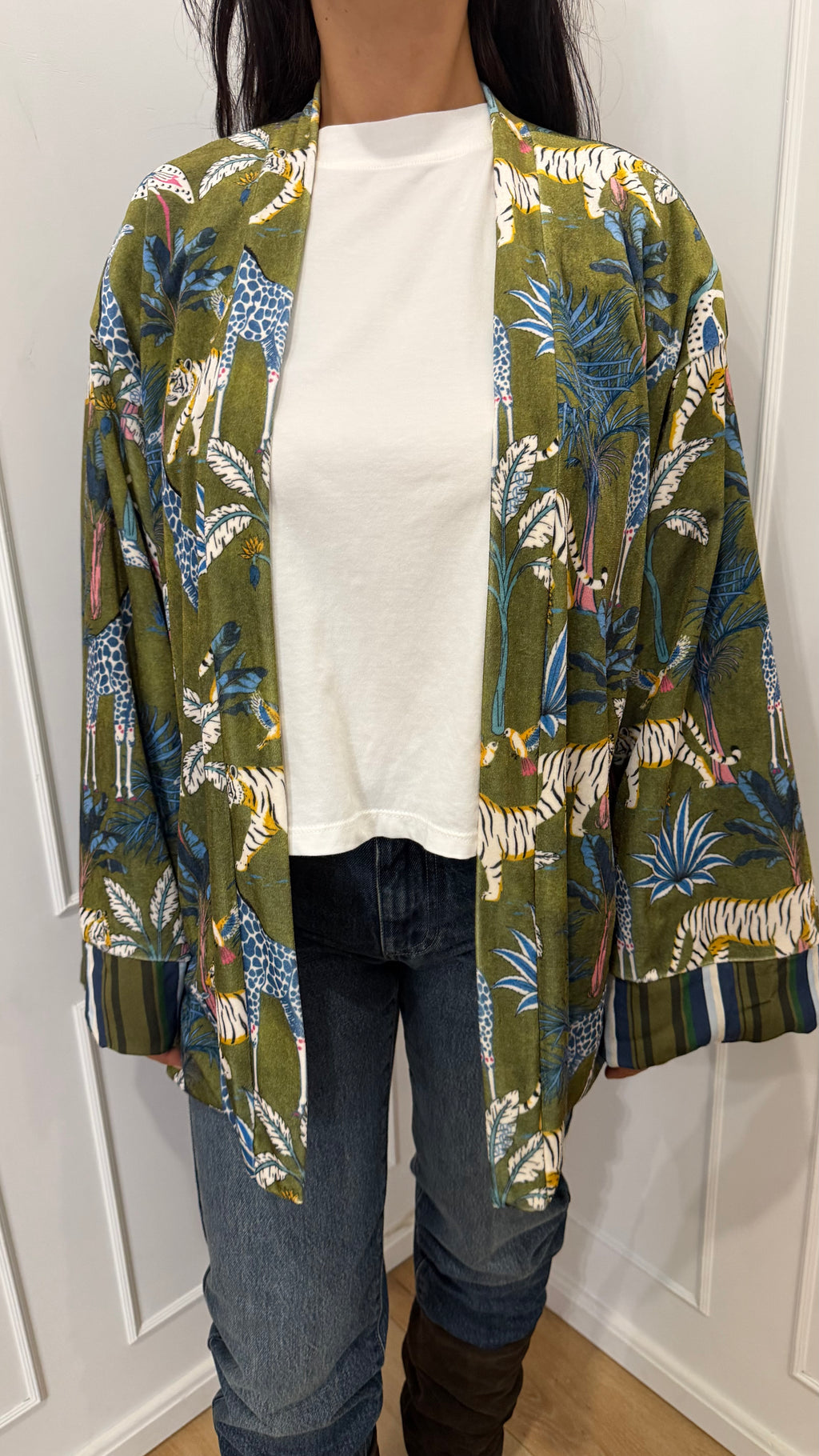Kimono ciniglia nomad jungle Haveone