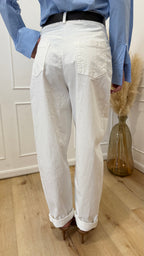 Pantalone cuoricino Susy Mix bianco