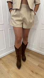 Shorts gessato vicolo