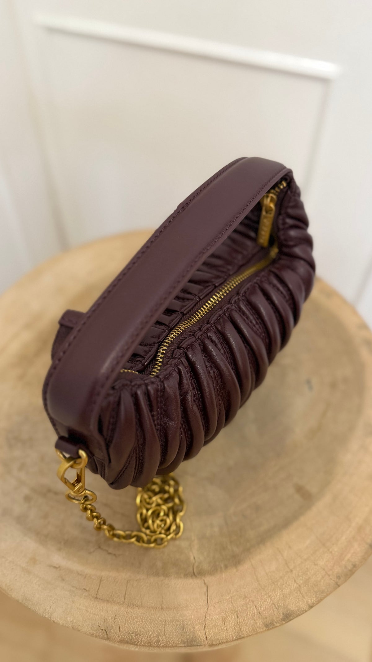 CROISSANT BAG BORDEAUX VICOLO