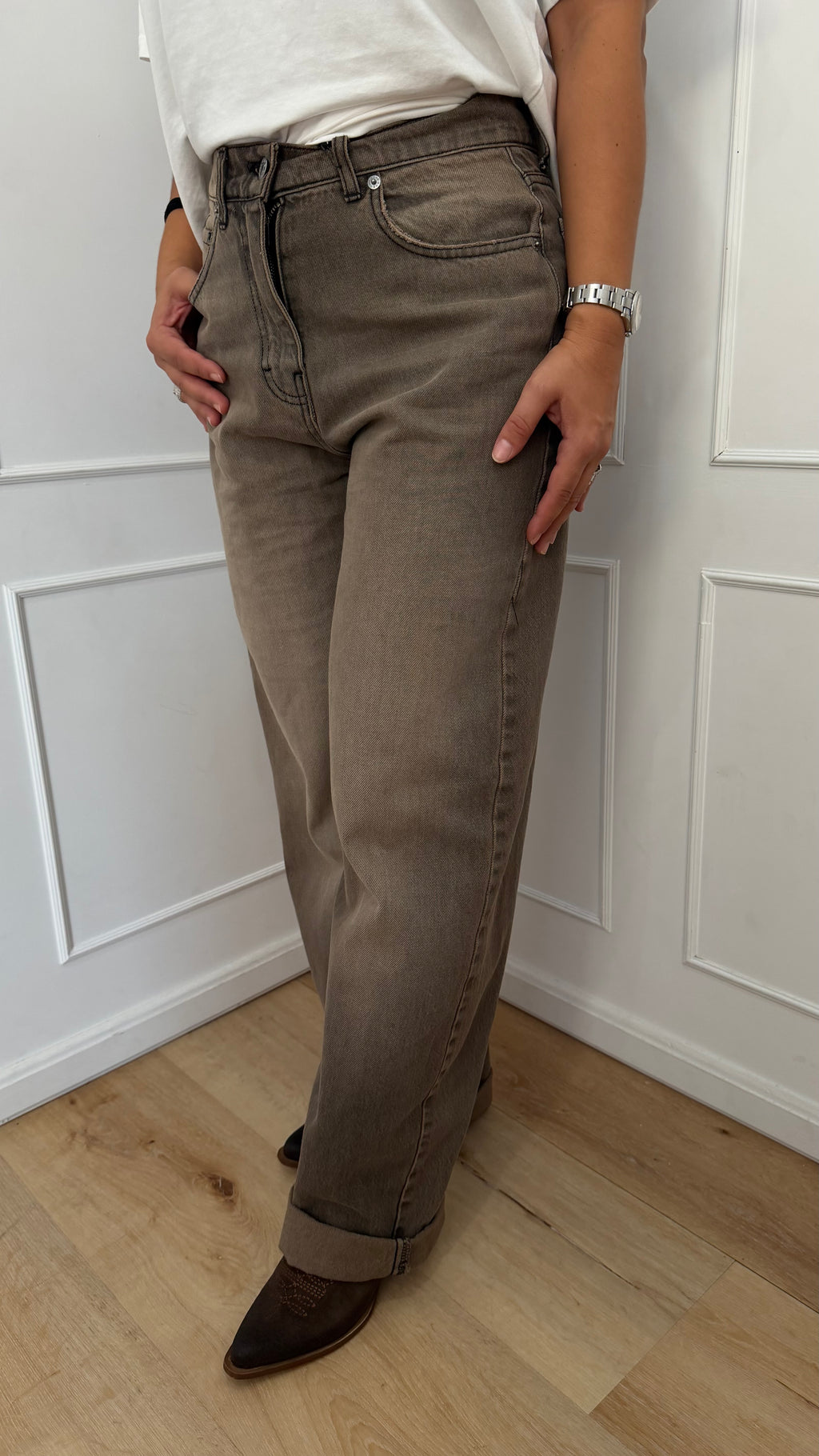 Jeans stella tortora Haveone