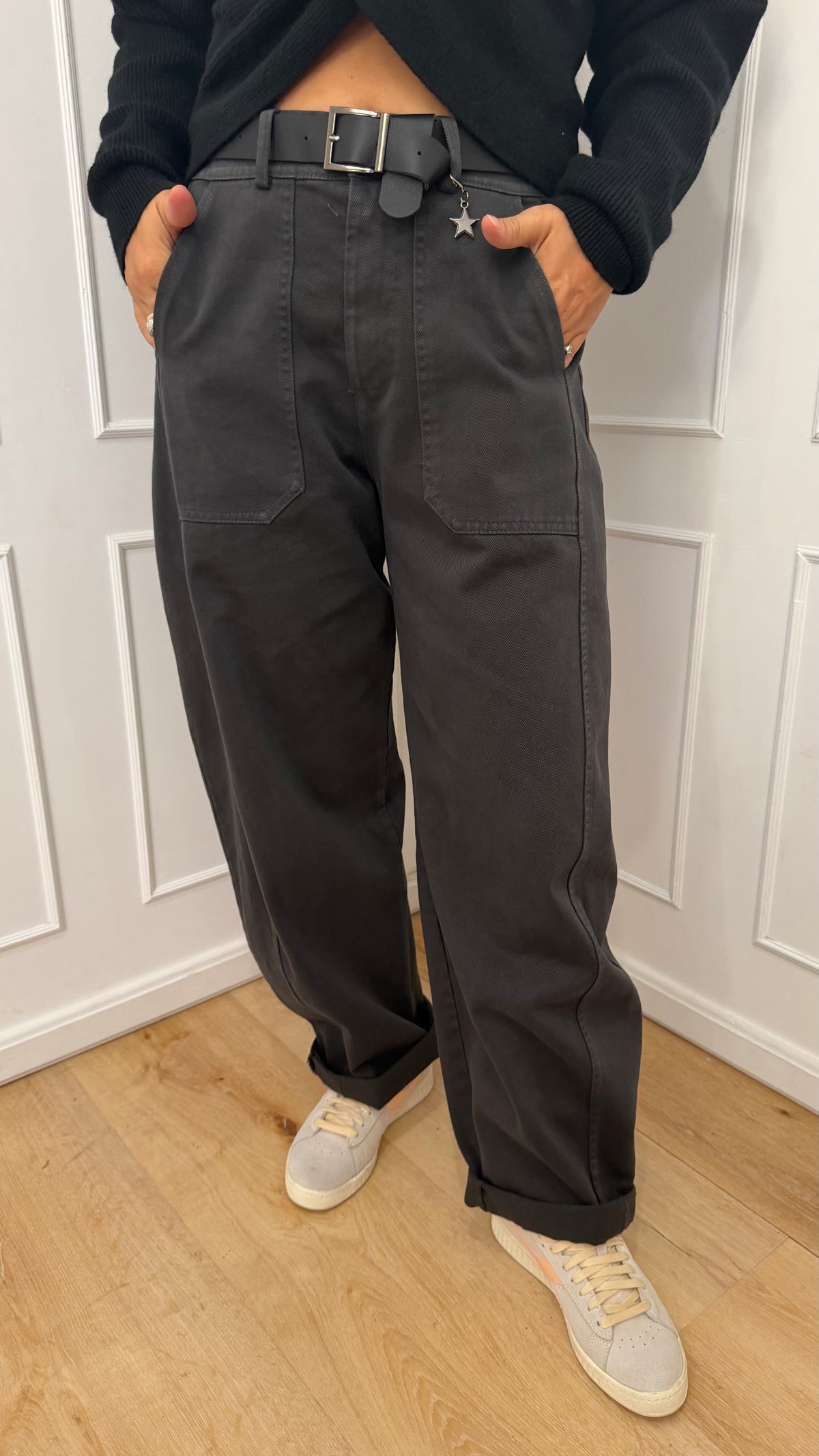 Pantalone ovetto stellina ferro susymix