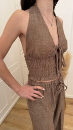 Top arricciato Glamorous