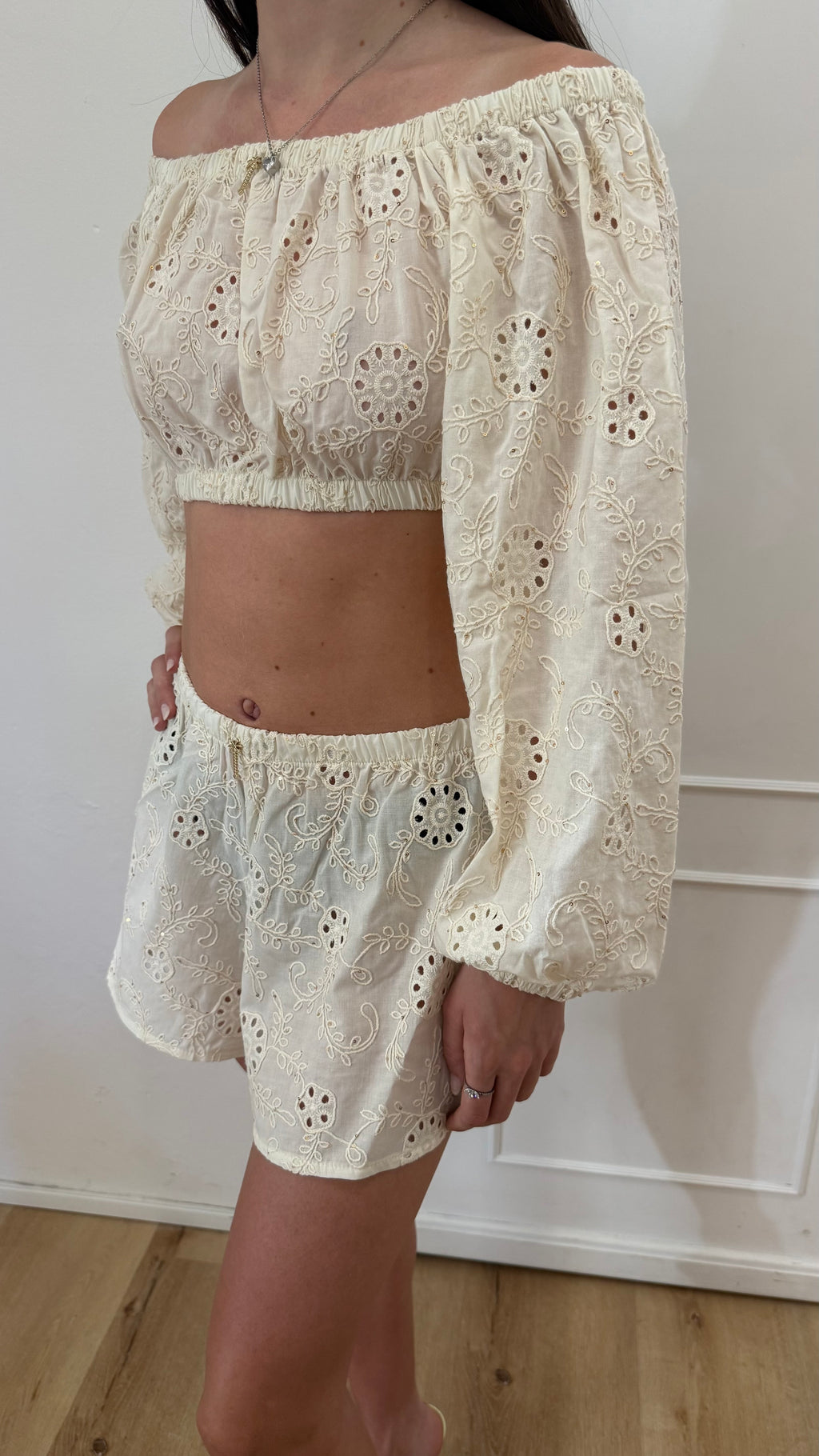 Short in pizzo San Gallo Cotazur