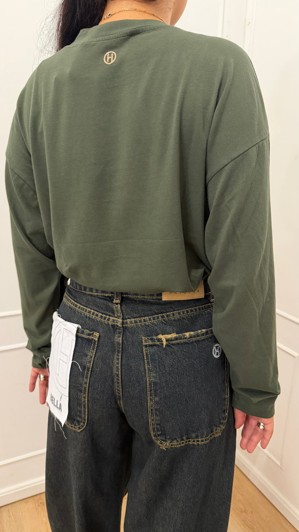 Maglia scatola verde militare Haveone