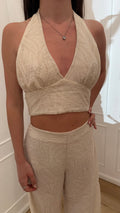 Crop top foliage COTAZUR