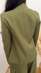 GIACCA COREANA VERDE MILITARE HAVEONE