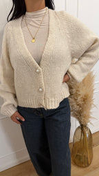CARDIGAN BOTTONI GIOIELLO CALCE HAVEONE