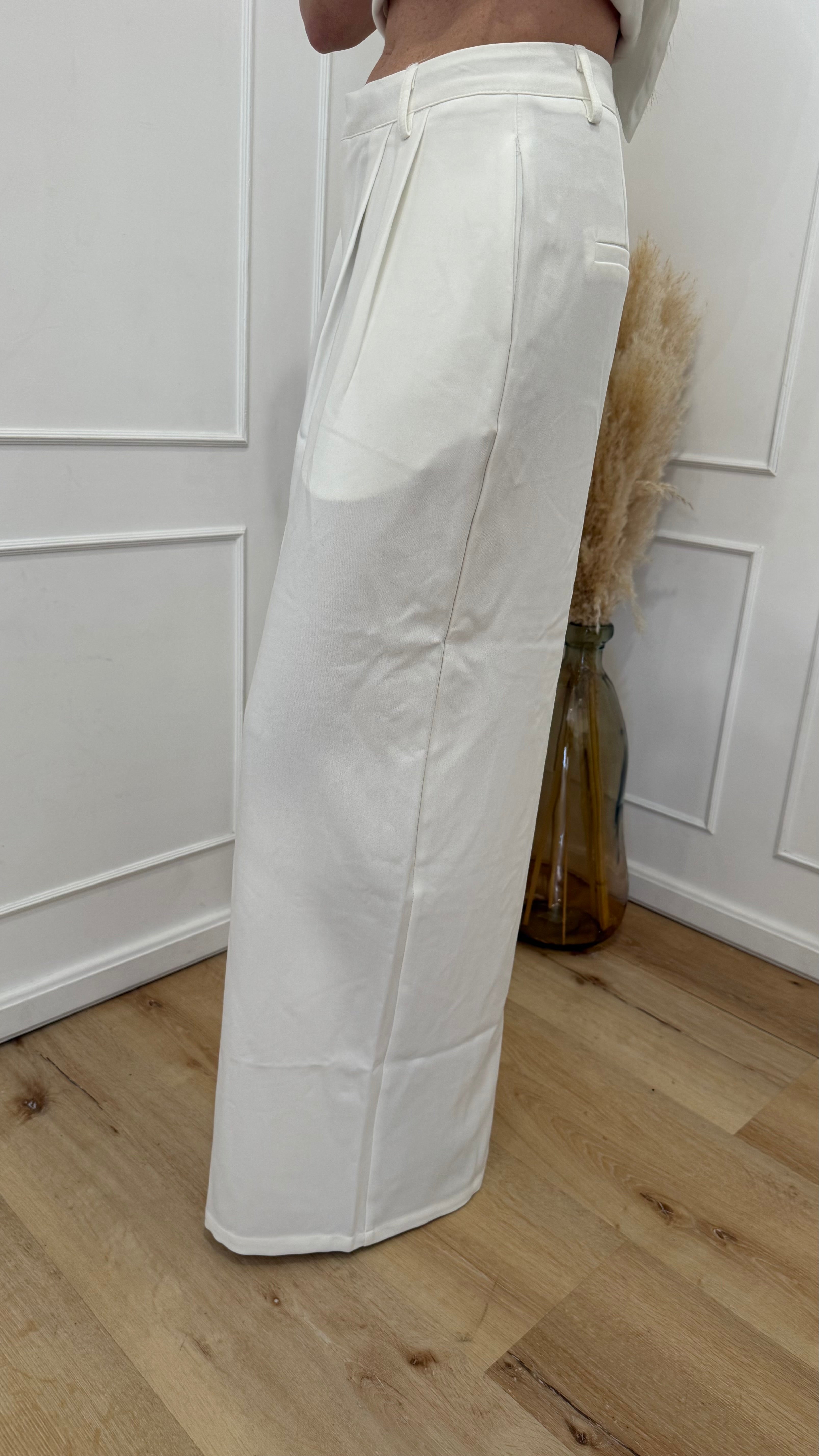 Pantalone pences bianco Glamorous