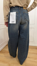 JEANS LUCY DENIM BLU CON ROTTURE HAVEONE