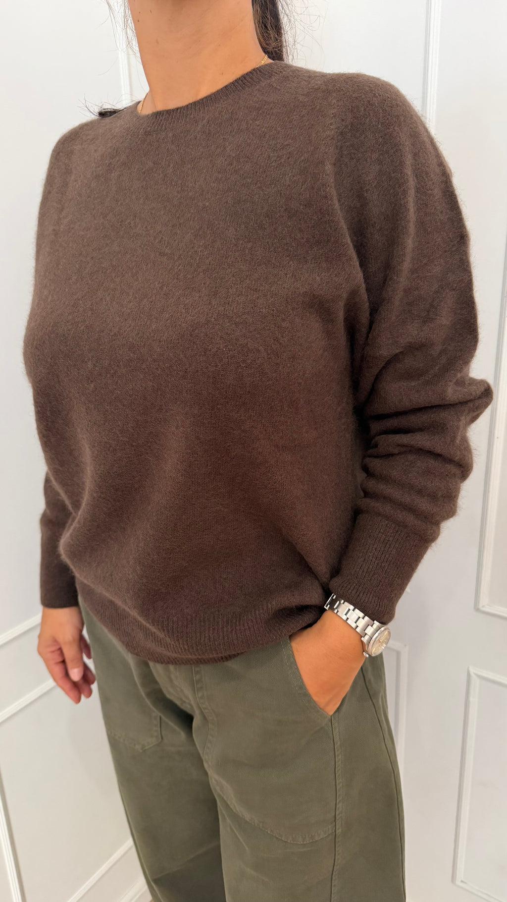 Paricollo Moro Lana/Cashmere senza cuciture Griffai