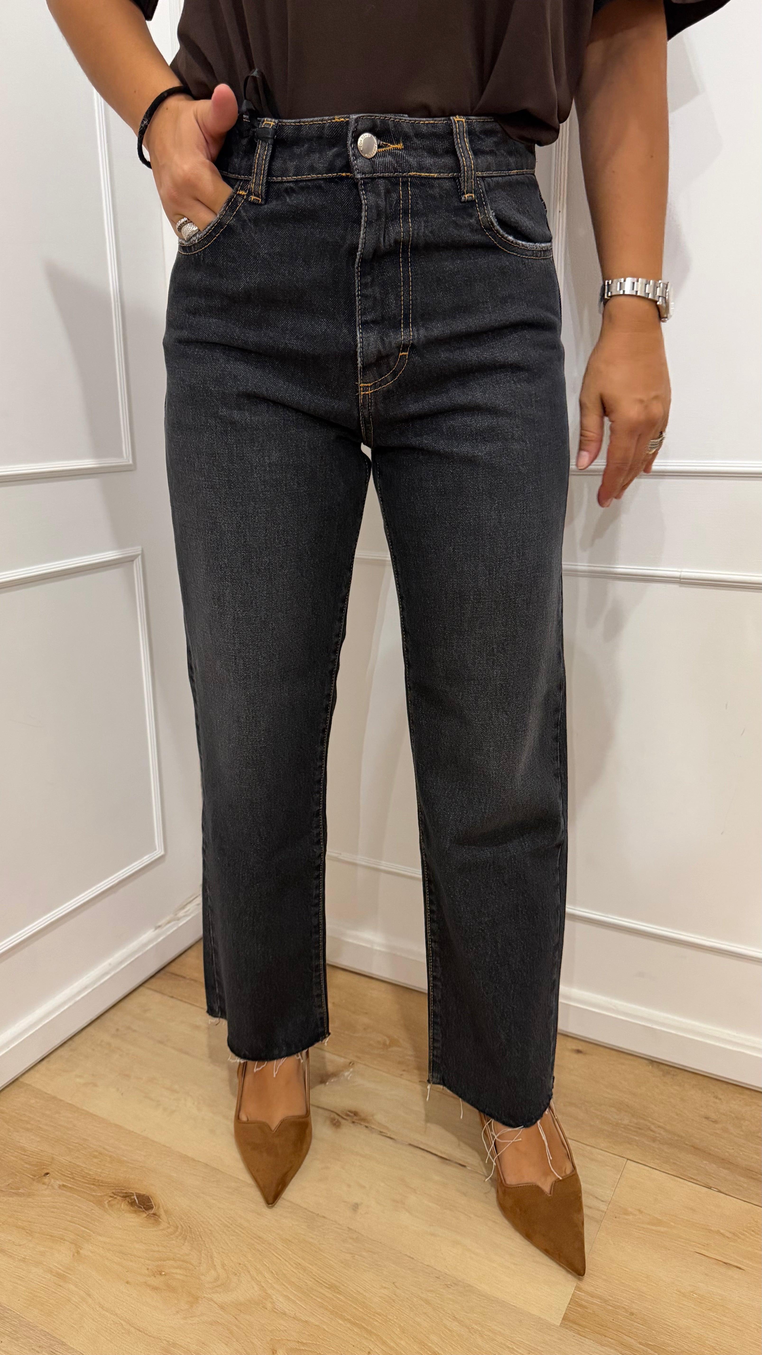 Jeans Jill noir Icon denim