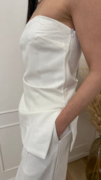 Top fascia bianco Glamorous
