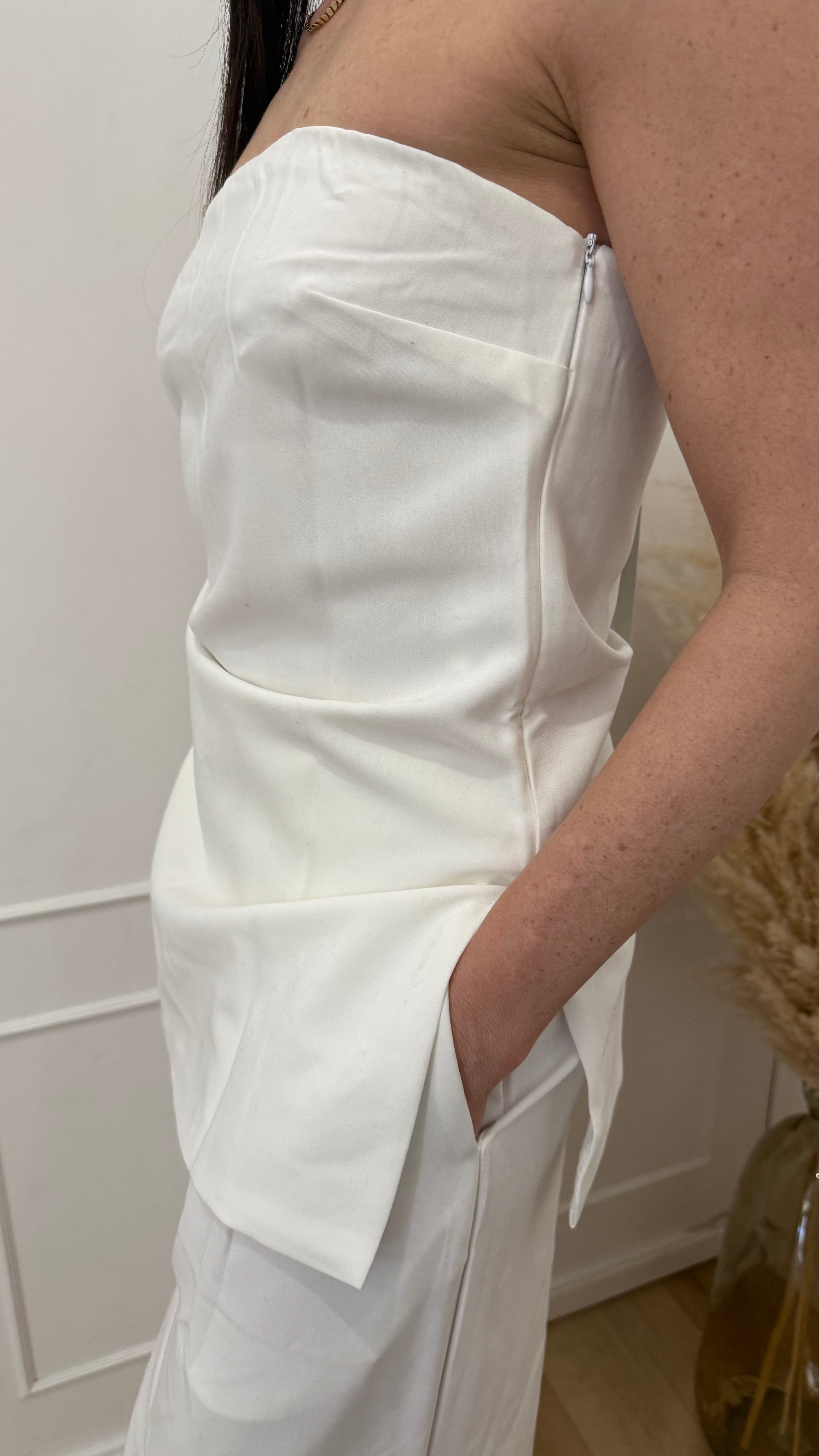 Top fascia bianco Glamorous
