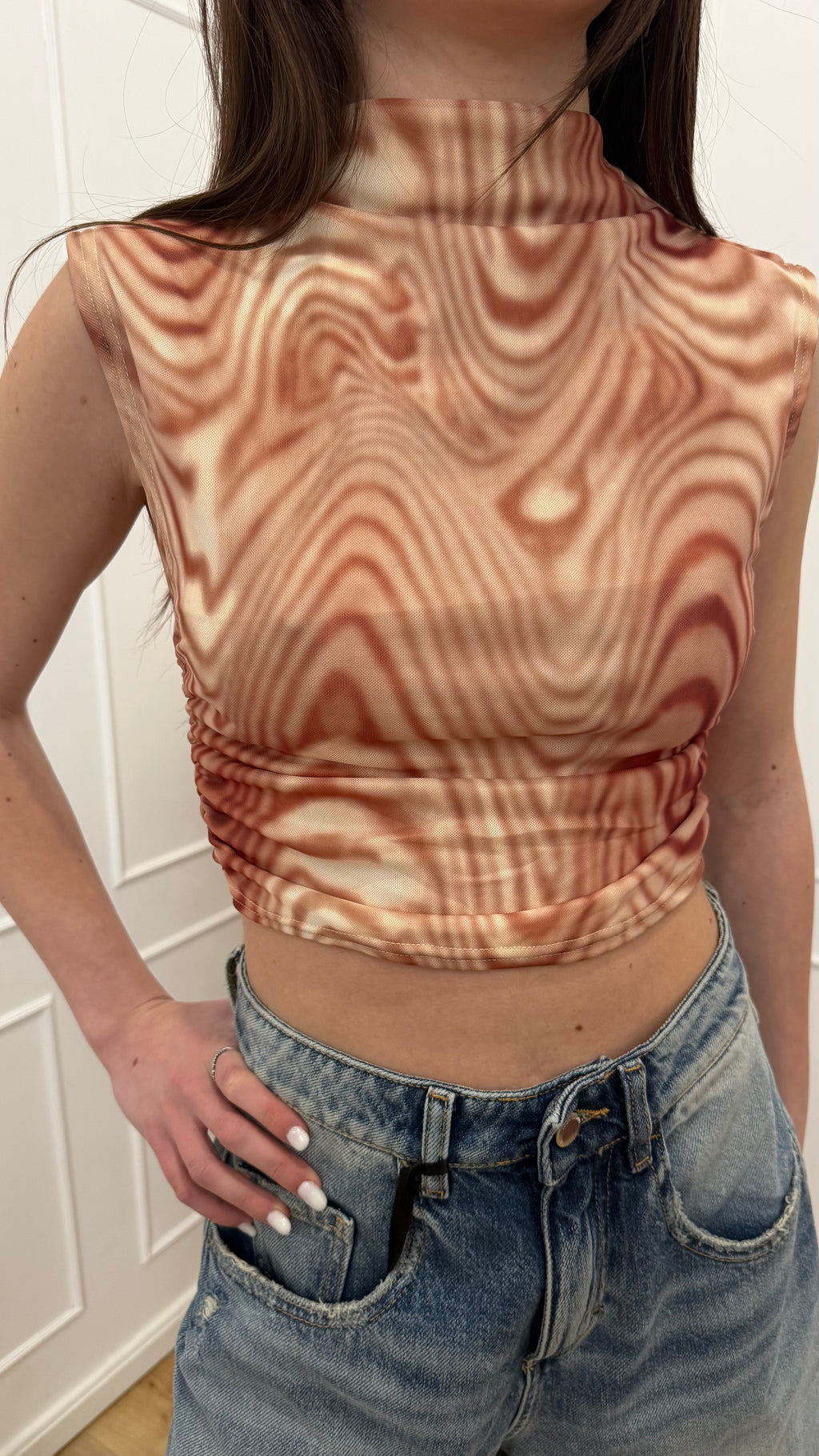Top corto Glamorous