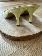 Décolleté sabot giallo divine follie