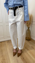 Pantalone cuoricino Susy Mix bianco