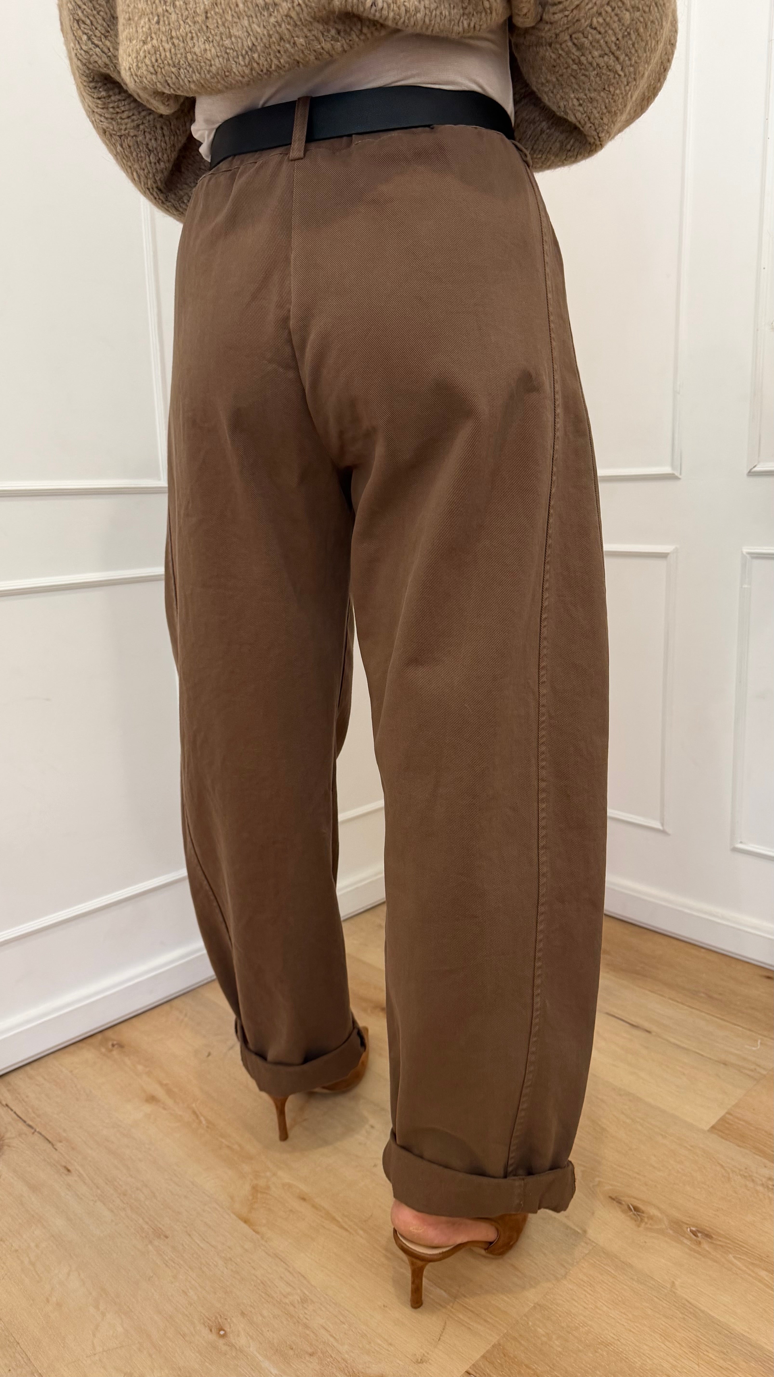 Pantalone ovetto stellina sigaro  susymix