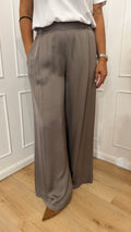 Pantalone effetto raso fango susymix