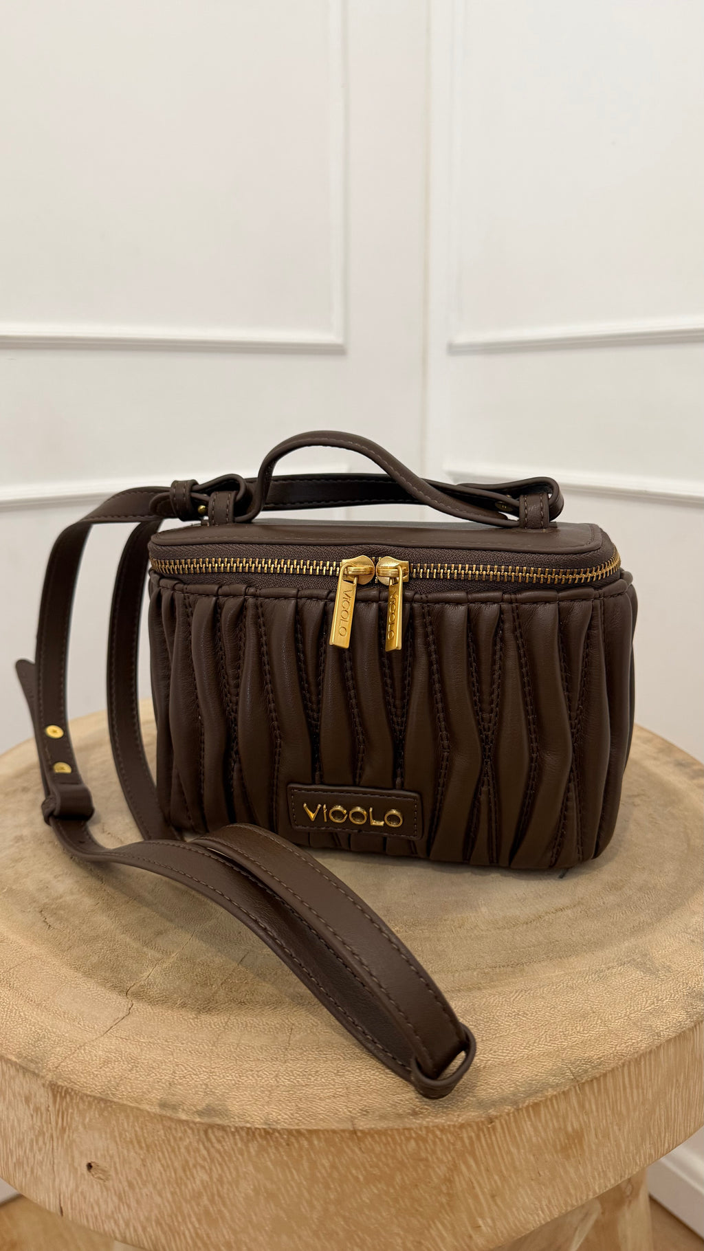 CHARLOTTE BAG MOKA VICOLO