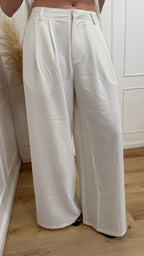 Pantalone pences bianco Glamorous