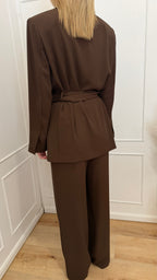 Tailleur con cintura moro kontatto