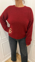 Paricollo Over Rosso alpaca Griffai