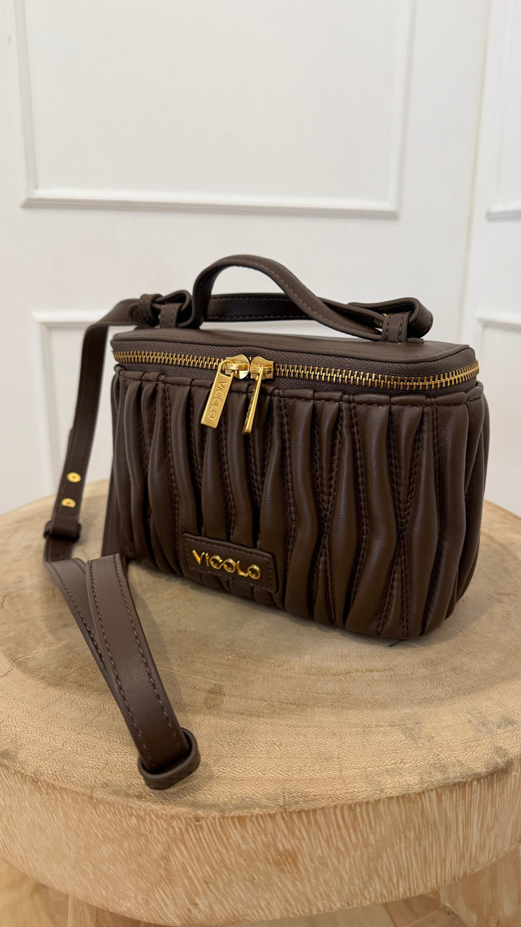 CHARLOTTE BAG MOKA VICOLO