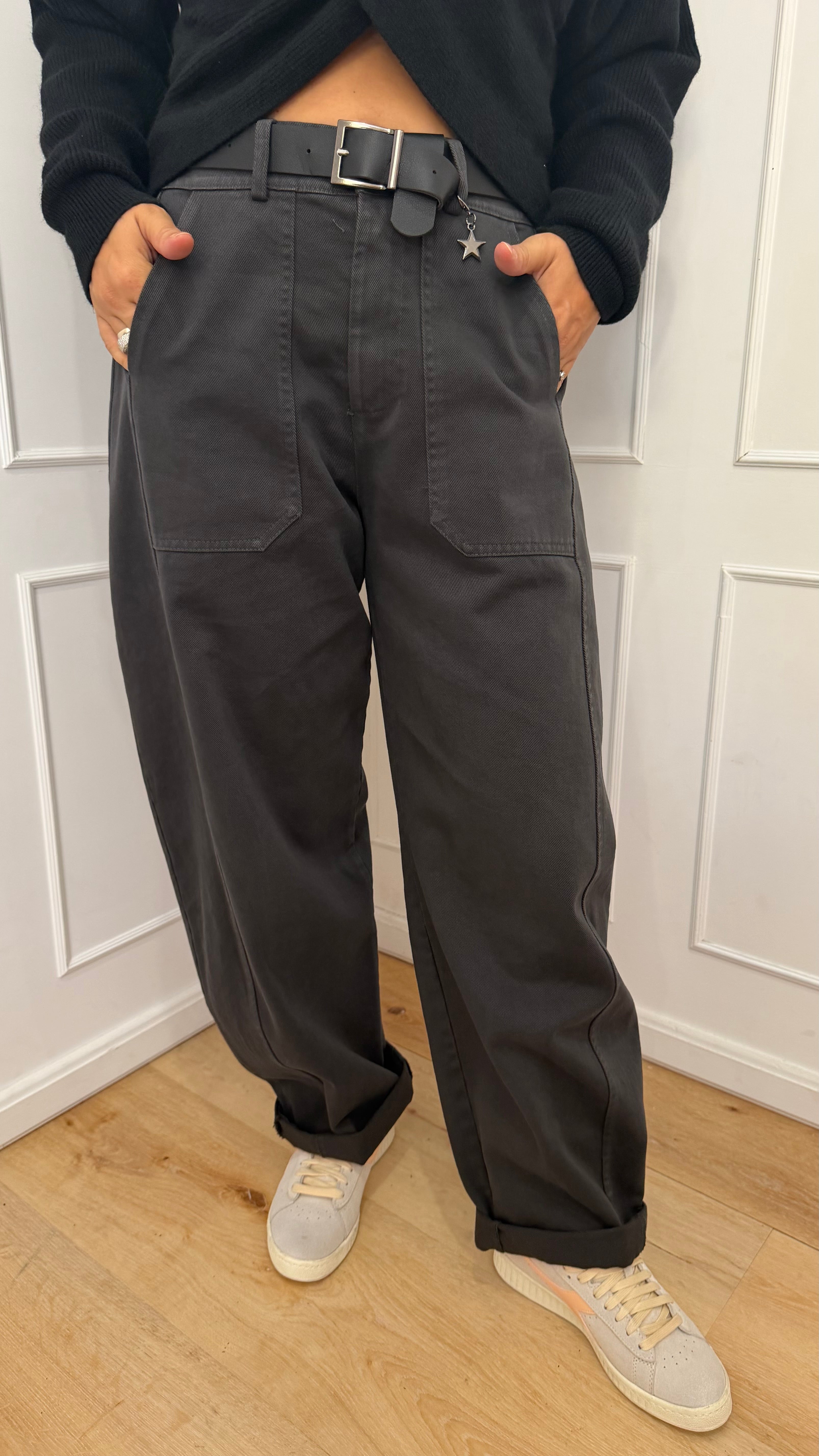 Pantalone ovetto stellina ferro susymix