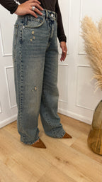 JEANS STELLA CON ROTTURE LAVAGGIO SABBIATO HAVEONE